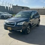 סובארו פורסטר שחורה 2018 חזית שמאל